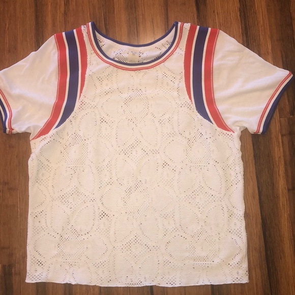 We the free (free people) tennis style shirt - Picture 2 of 6
